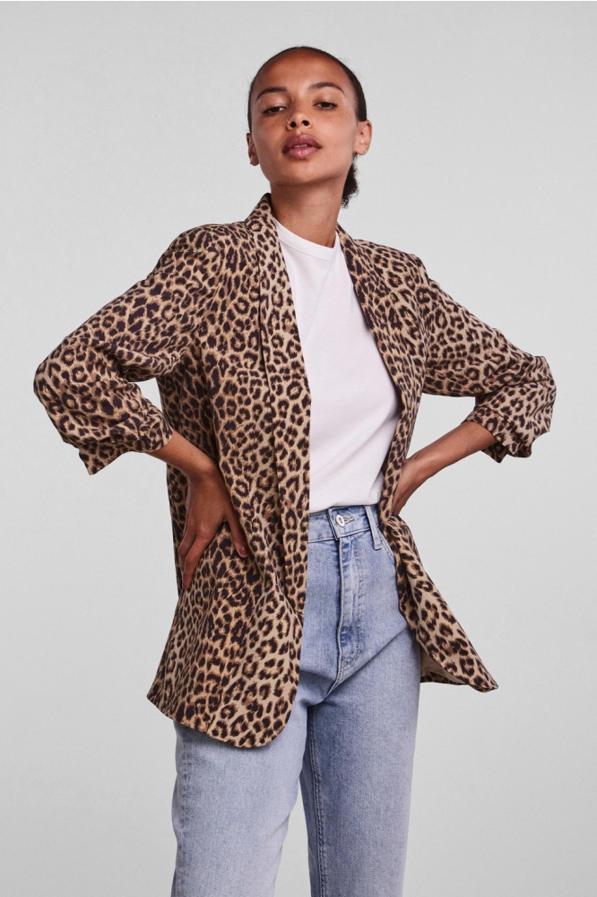 PCBOSS 3/4 PRINTED BLAZER NOOS 17126850 NATURAL/LEO